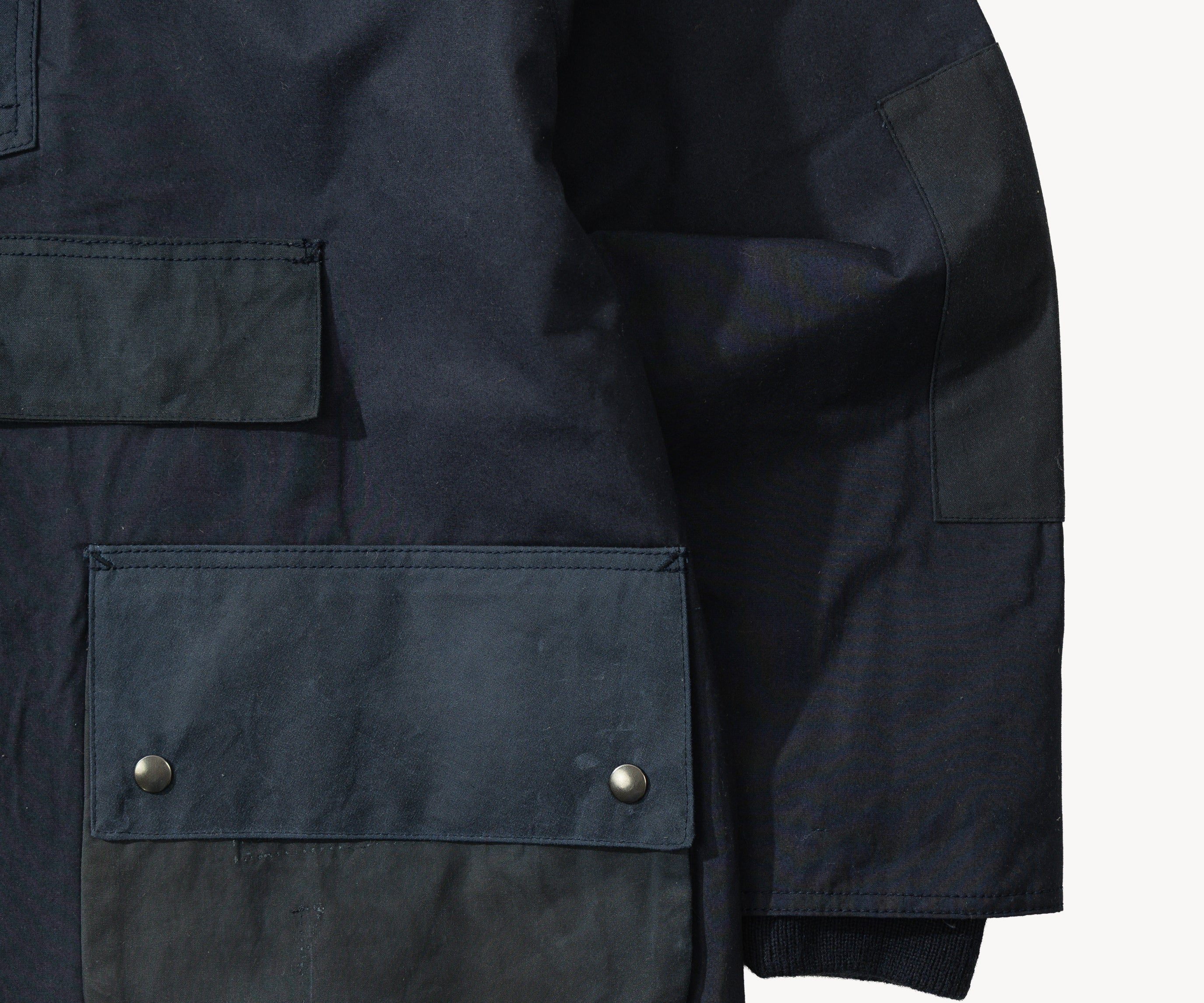 REWORK® POP-OVER WAX JACKET - N° 014 Accessories BLUE / MEDIUM - BRUT Clothing US