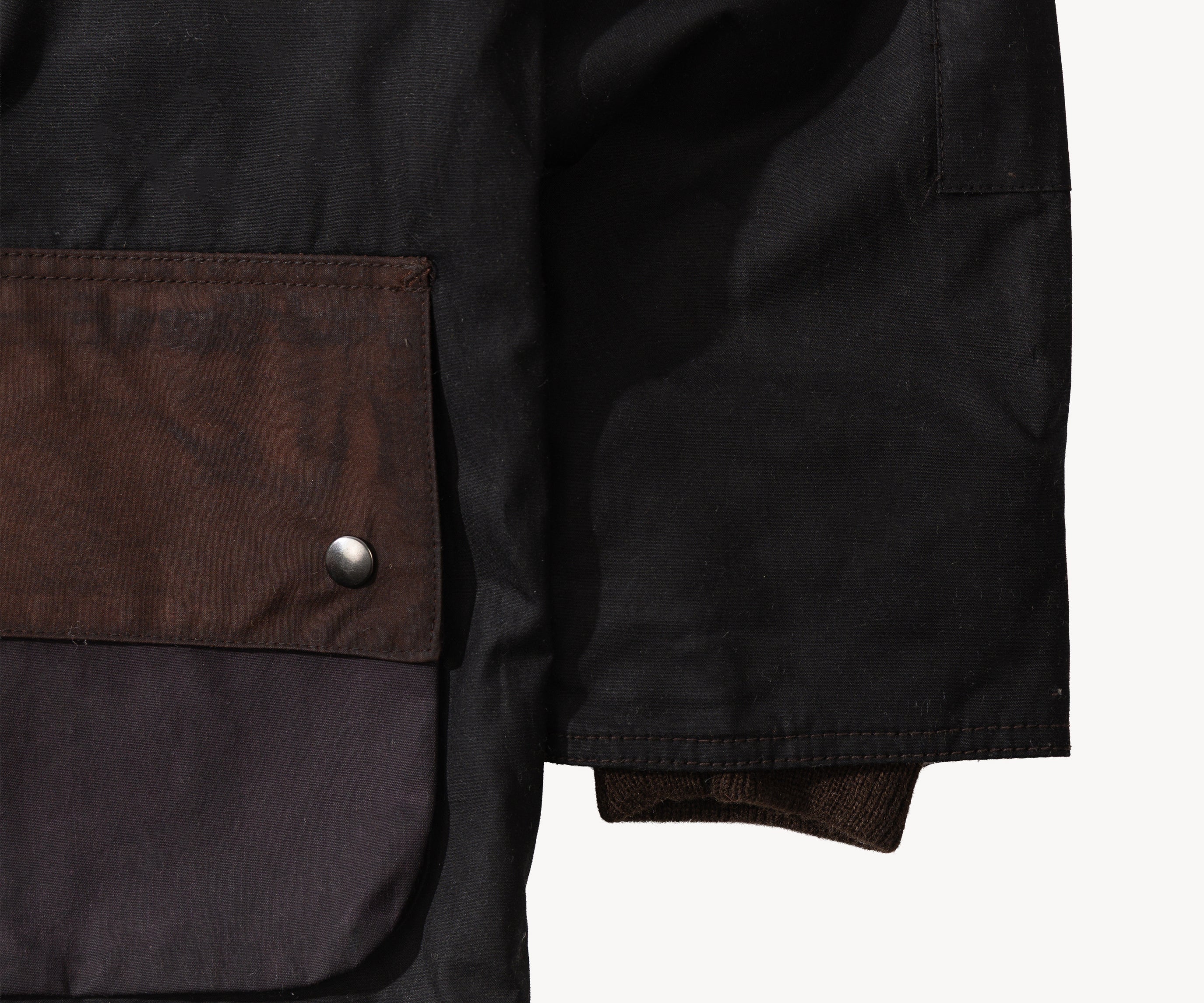 REWORK® POP-OVER WAX JACKET - N° 025 Accessories BROWN / LARGE - BRUT Clothing US