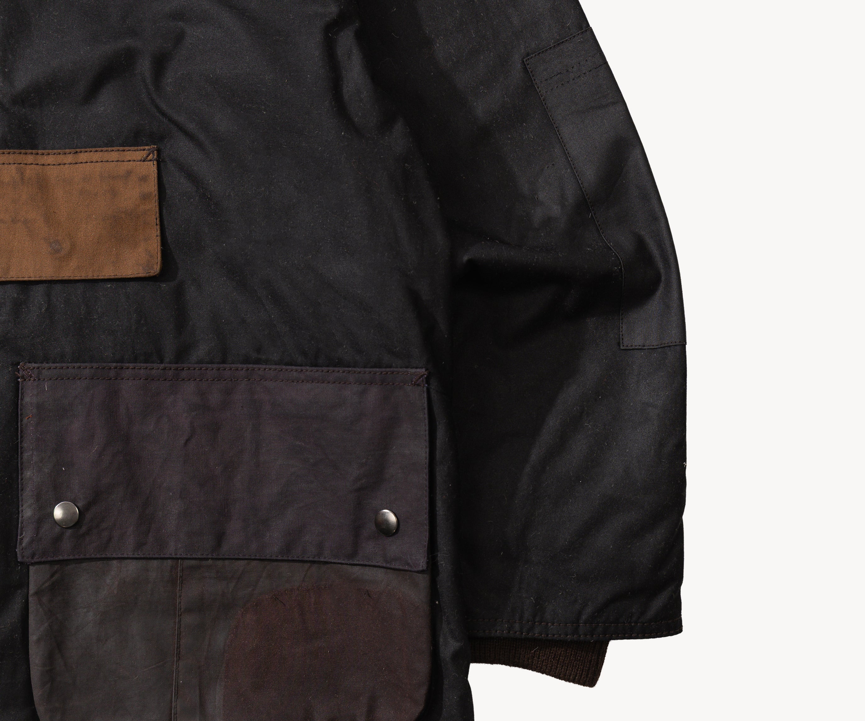 REWORK® POP-OVER WAX JACKET - N° 023 Accessories BROWN / LARGE - BRUT Clothing US