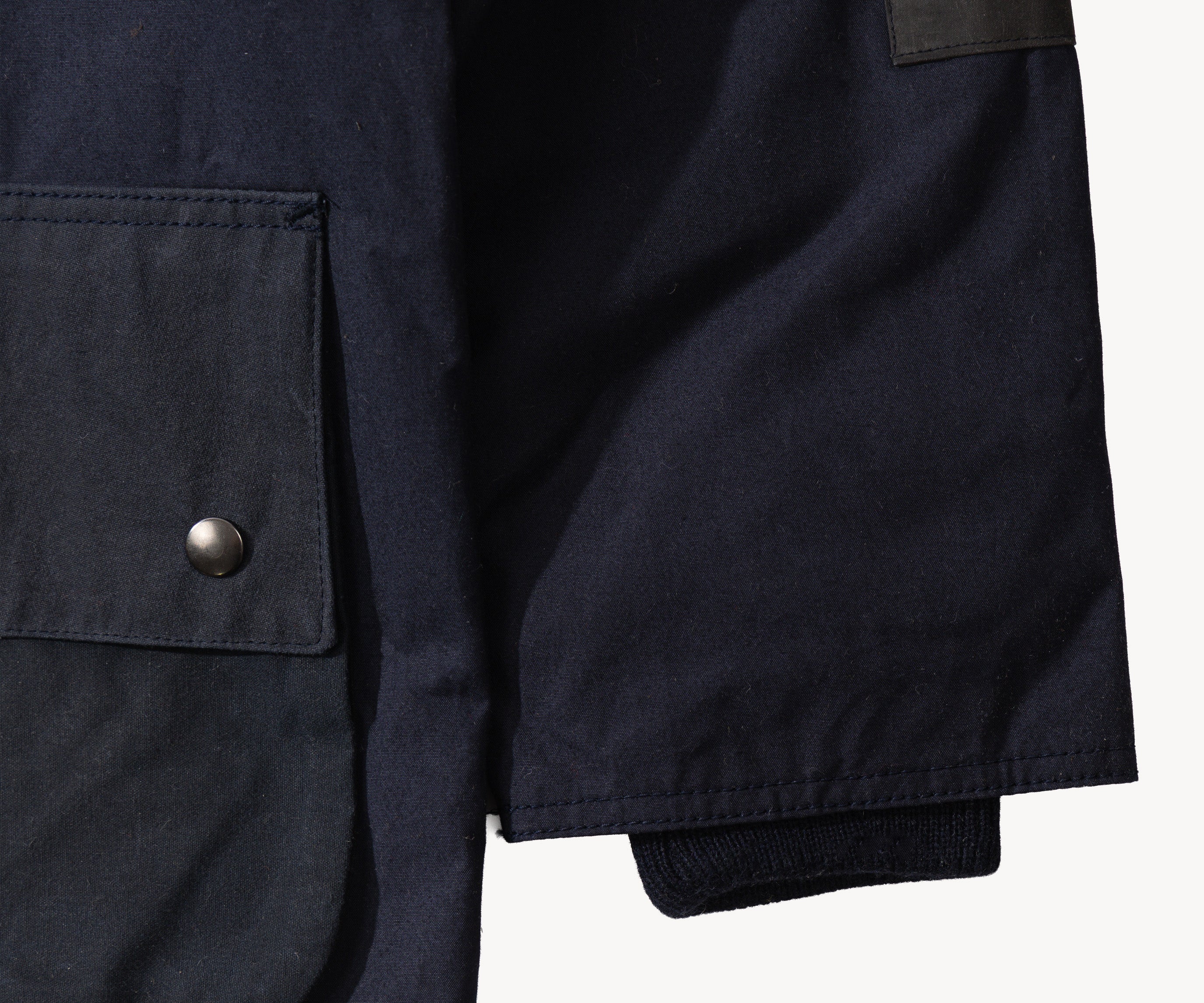 REWORK® POP-OVER WAX JACKET - N° 034 Accessories BLUE / X-LARGE - BRUT Clothing US
