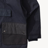 REWORK® POP-OVER WAX JACKET - N° 027 Accessories BLUE / LARGE - BRUT Clothing US