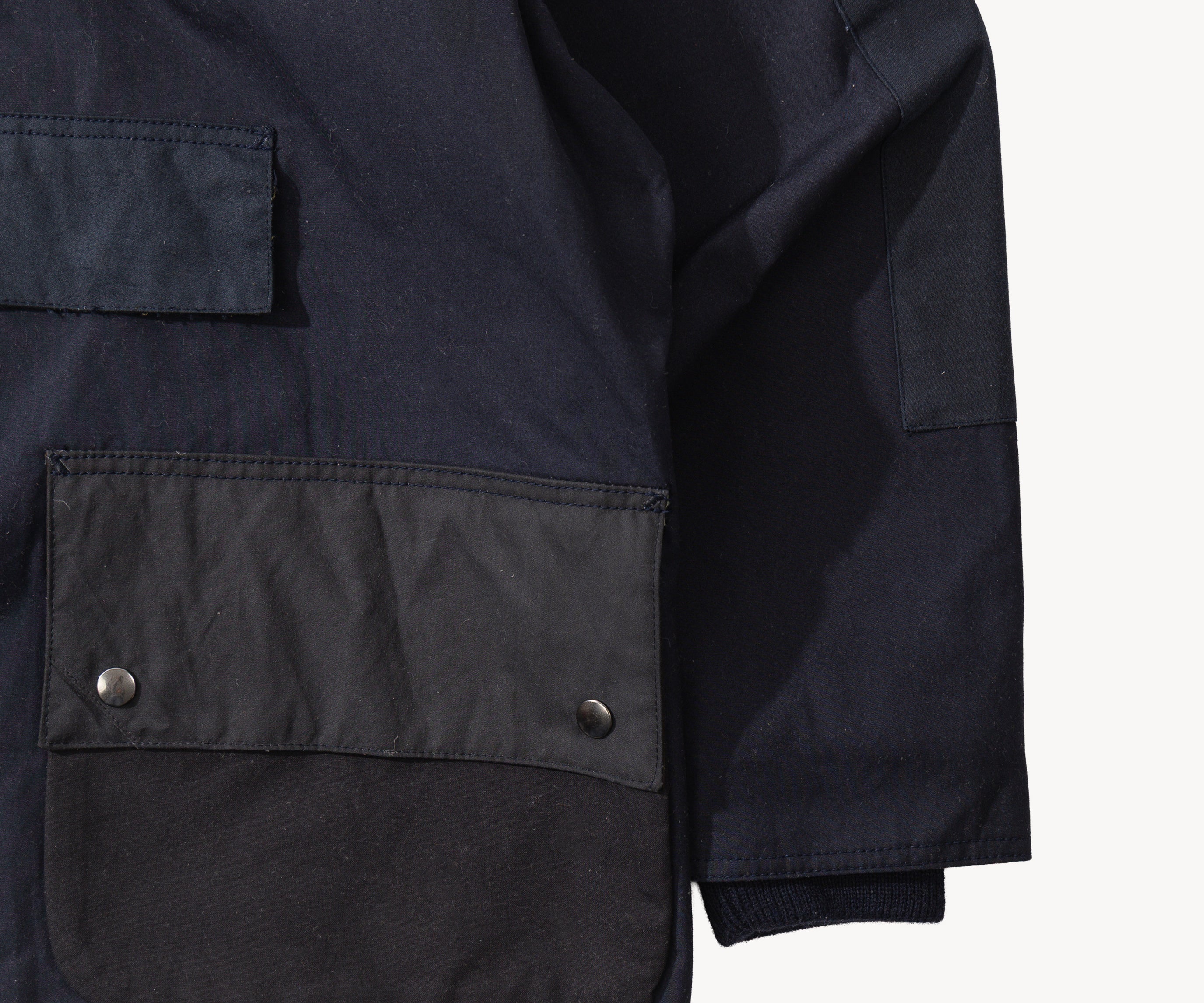 REWORK® POP-OVER WAX JACKET - N° 027 Accessories BLUE / LARGE - BRUT Clothing US