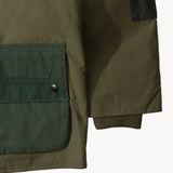 REWORK® POP-OVER WAX JACKET - N° 029 Accessories GREEN / X-LARGE - BRUT Clothing US