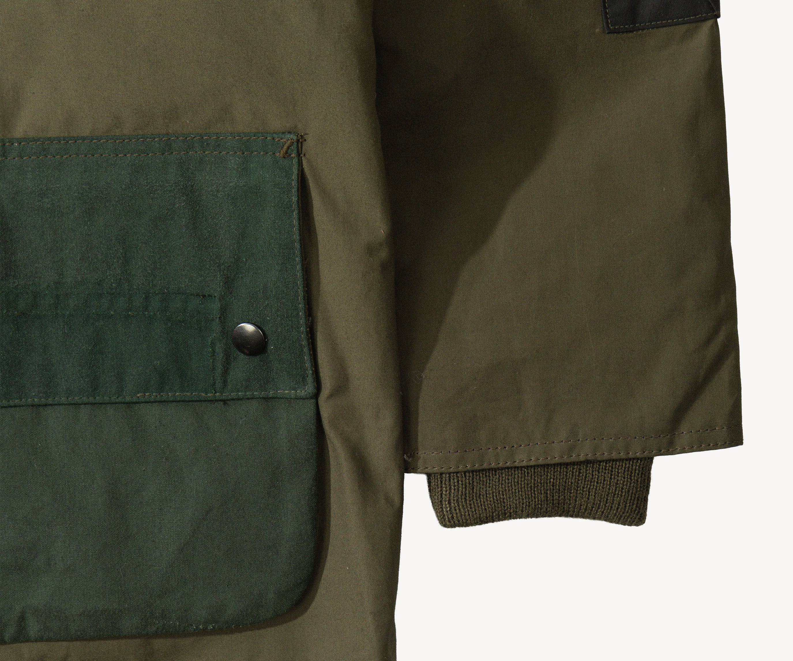 REWORK® POP-OVER WAX JACKET - N° 029 Accessories GREEN / X-LARGE - BRUT Clothing US