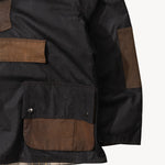 REWORK® POP-OVER WAX JACKET - N° 033 Accessories BROWN / X-LARGE - BRUT Clothing US