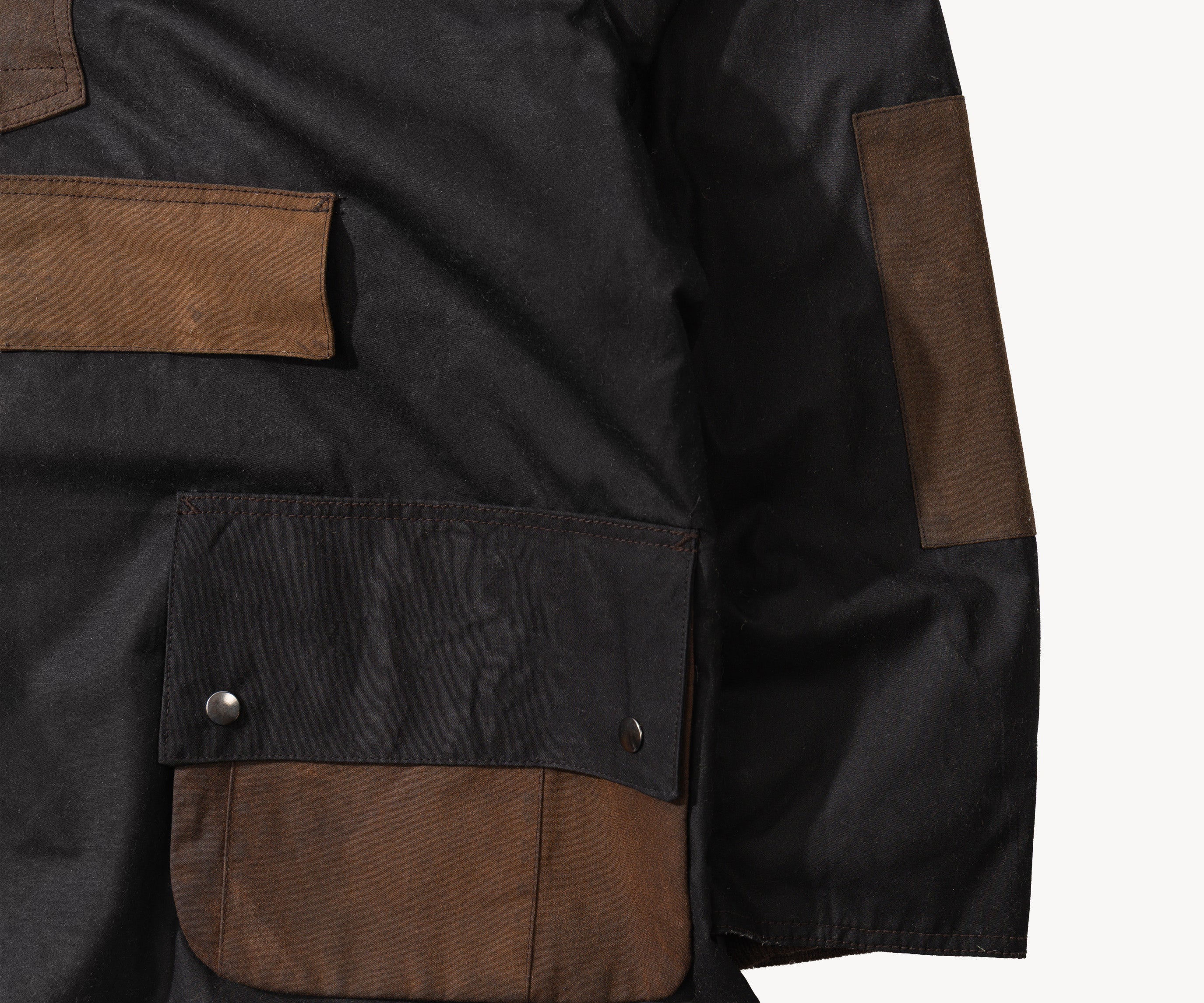 REWORK® POP-OVER WAX JACKET - N° 033 Accessories BROWN / X-LARGE - BRUT Clothing US