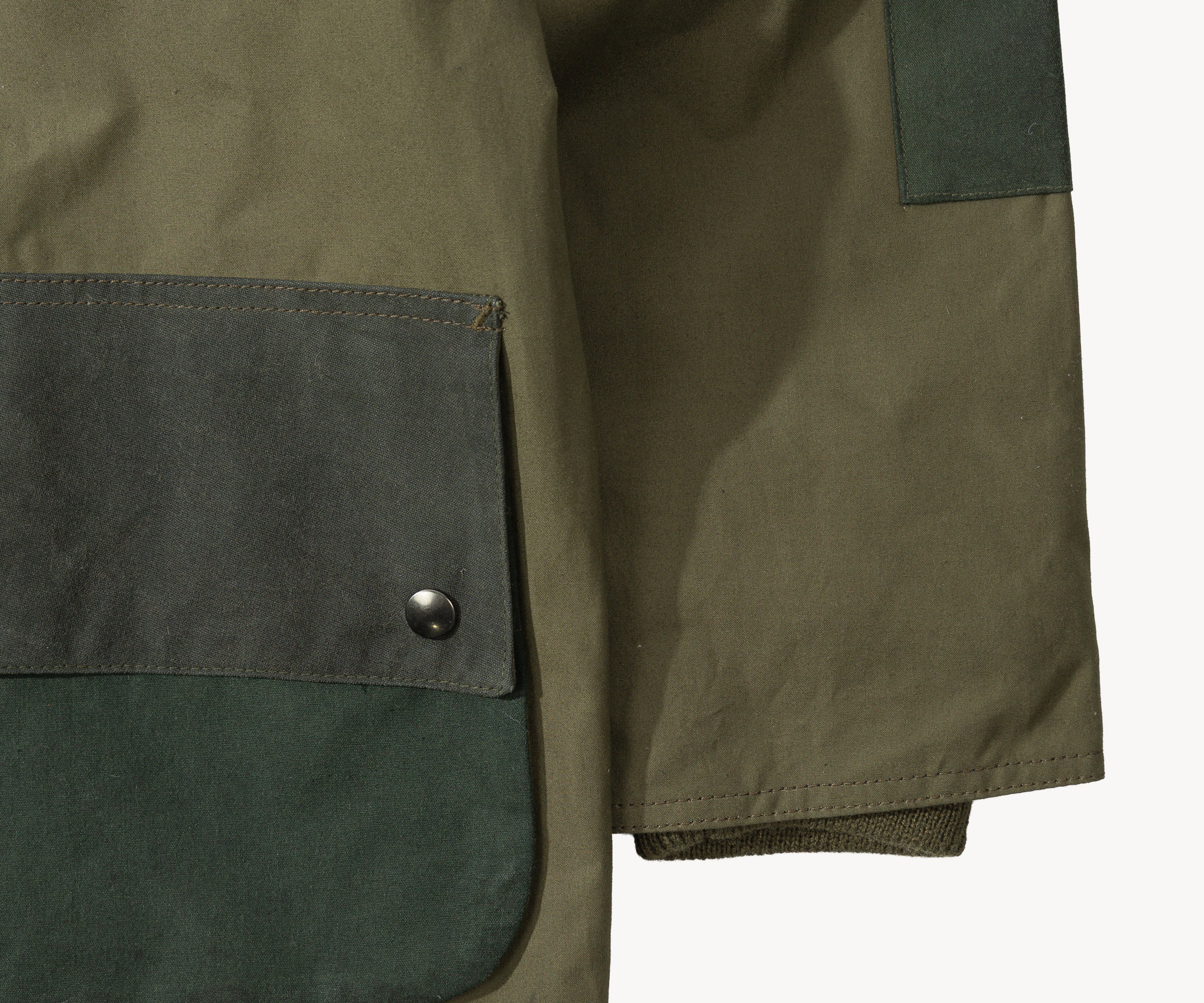 REWORK® POP-OVER WAX JACKET - N° 018 Accessories GREEN / LARGE - BRUT Clothing US