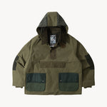 REWORK® POP-OVER WAX JACKET - N° 030 Accessories GREEN / X-LARGE - BRUT Clothing US