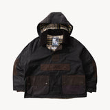 REWORK® POP-OVER WAX JACKET - N° 024 Accessories BROWN / LARGE - BRUT Clothing US