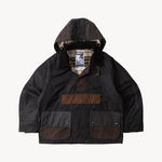 REWORK® POP-OVER WAX JACKET - N° 026 Accessories BROWN / LARGE - BRUT Clothing US