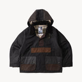 REWORK® POP-OVER WAX JACKET - N° 026 Accessories BROWN / LARGE - BRUT Clothing US