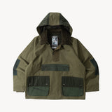 REWORK® POP-OVER WAX JACKET - N° 019 Accessories GREEN / LARGE - BRUT Clothing US