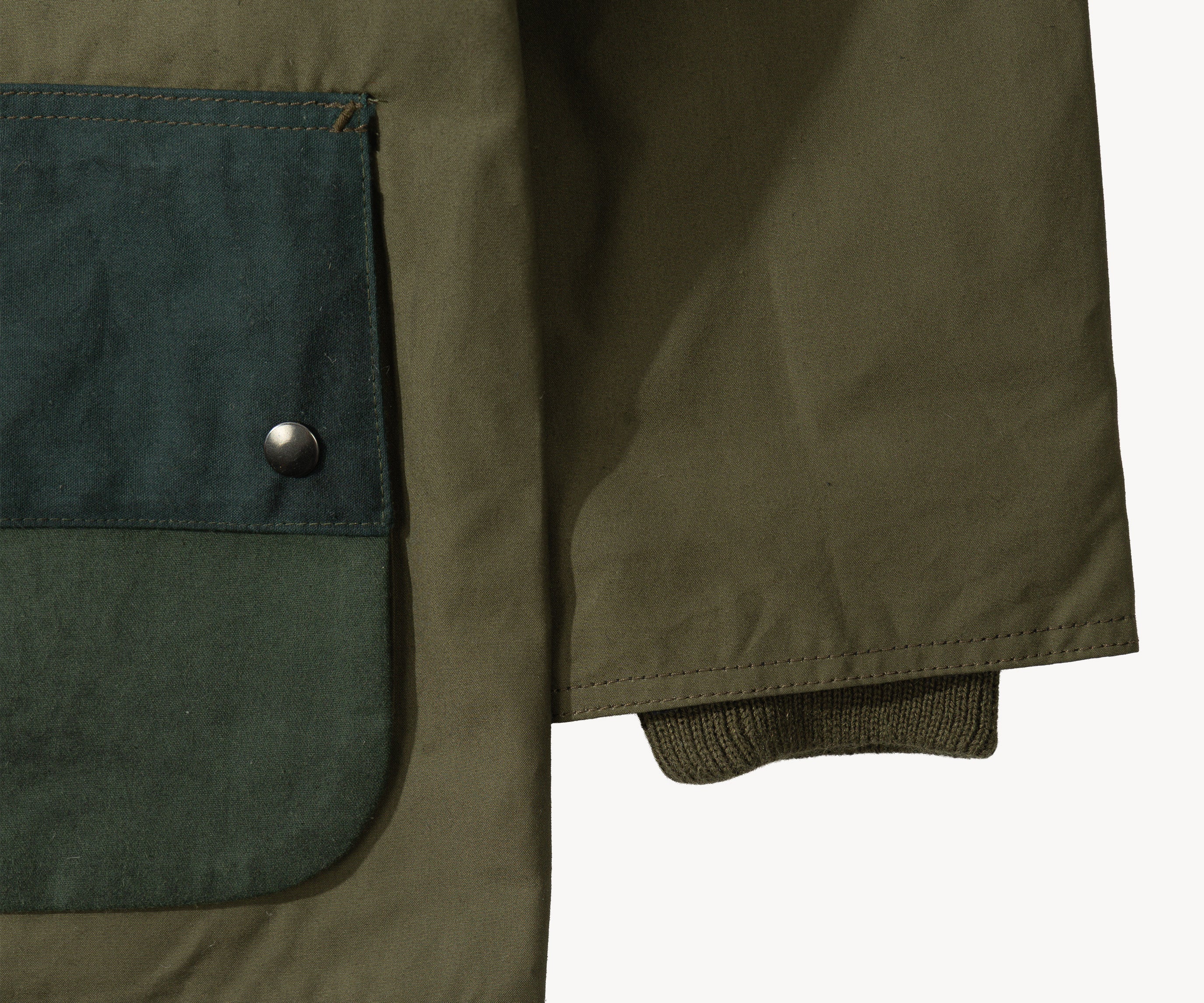 REWORK® POP-OVER WAX JACKET - N° 030 Accessories GREEN / X-LARGE - BRUT Clothing US