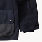 REWORK® POP-OVER WAX JACKET - N° 035 Accessories BLUE / X-LARGE - BRUT Clothing US