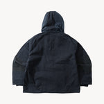 REWORK® POP-OVER WAX JACKET - N° 015 Coats & Jackets BLUE / MEDIUM - BRUT Clothing US