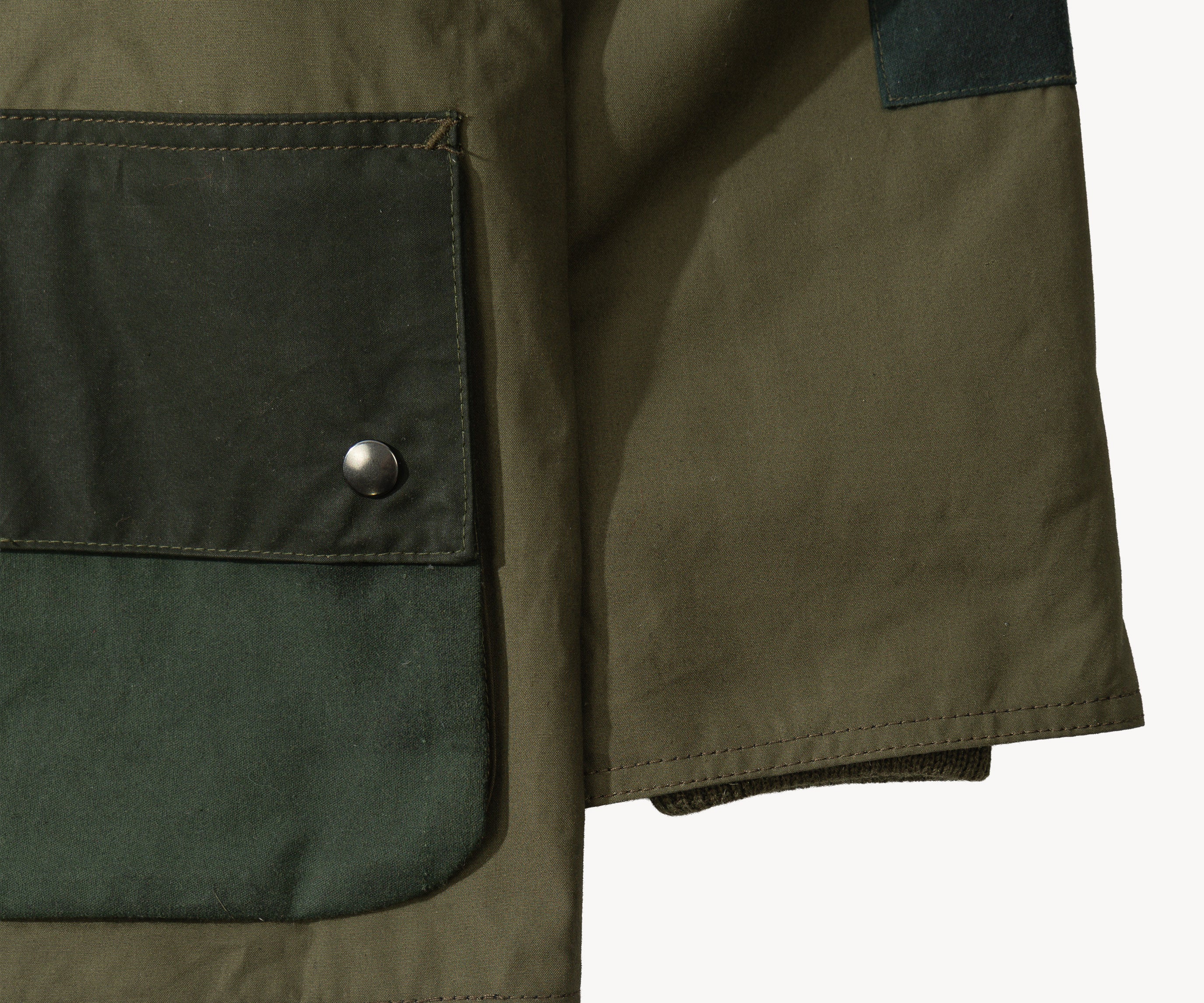 REWORK® POP-OVER WAX JACKET - N° 019 Accessories GREEN / LARGE - BRUT Clothing US