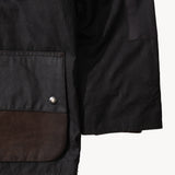 REWORK® POP-OVER WAX JACKET - N° 026 Accessories BROWN / LARGE - BRUT Clothing US