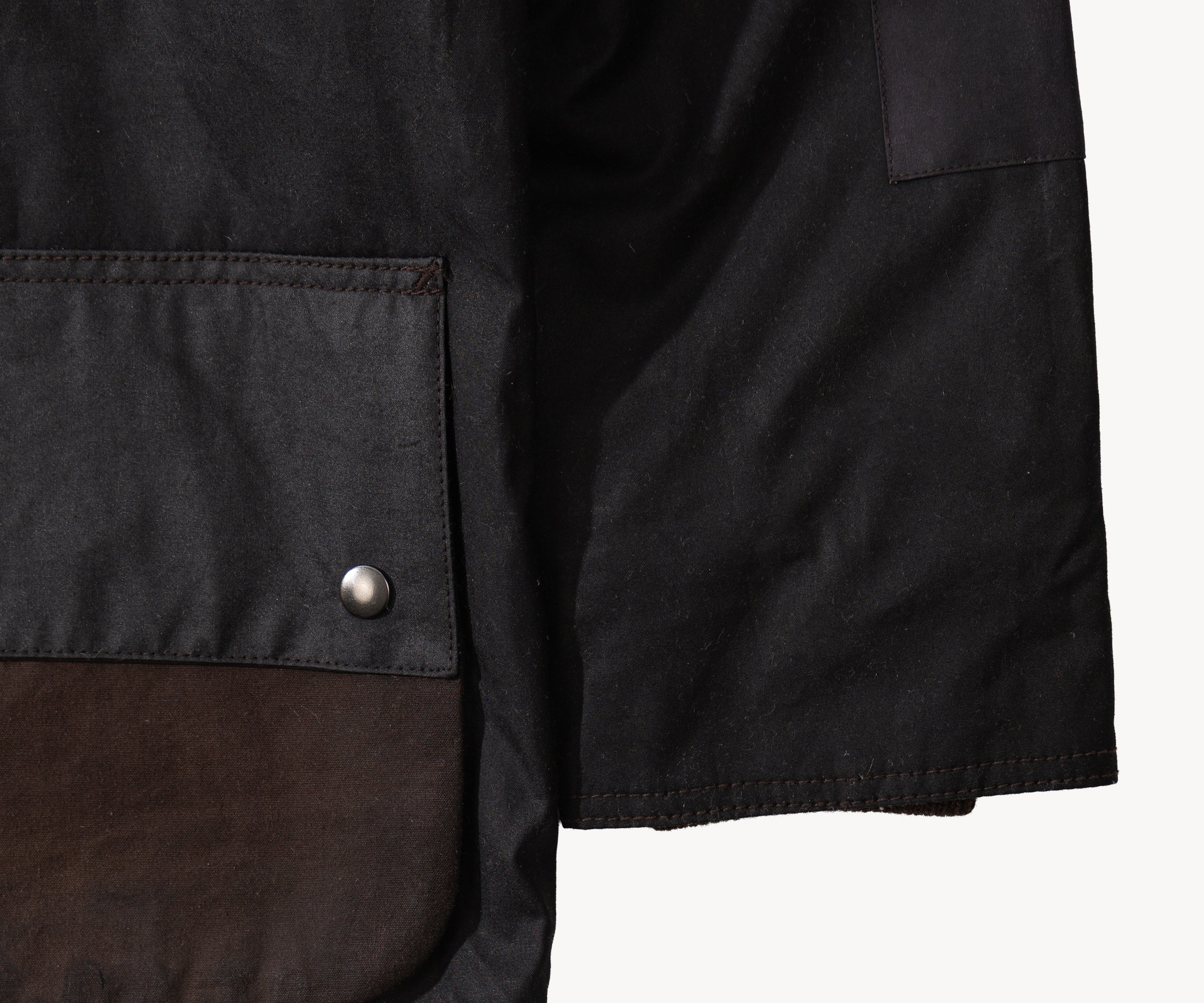 REWORK® POP-OVER WAX JACKET - N° 026 Accessories BROWN / LARGE - BRUT Clothing US