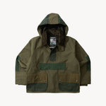 REWORK® POP-OVER WAX JACKET - N° 003 Coats & Jackets BROWN / SMALL - BRUT Clothing US