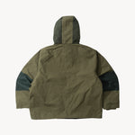 REWORK® POP-OVER WAX JACKET - N° 019 Accessories GREEN / LARGE - BRUT Clothing US