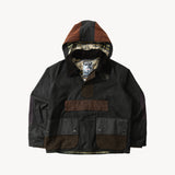 REWORK® POP-OVER WAX JACKET - N° 004 Coats & Jackets BLUE / SMALL - BRUT Clothing US