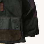 REWORK® POP-OVER WAX JACKET - N° 004 Coats & Jackets BLUE / SMALL - BRUT Clothing US
