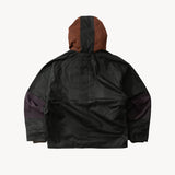 REWORK® POP-OVER WAX JACKET - N° 004 Coats & Jackets BLUE / SMALL - BRUT Clothing US