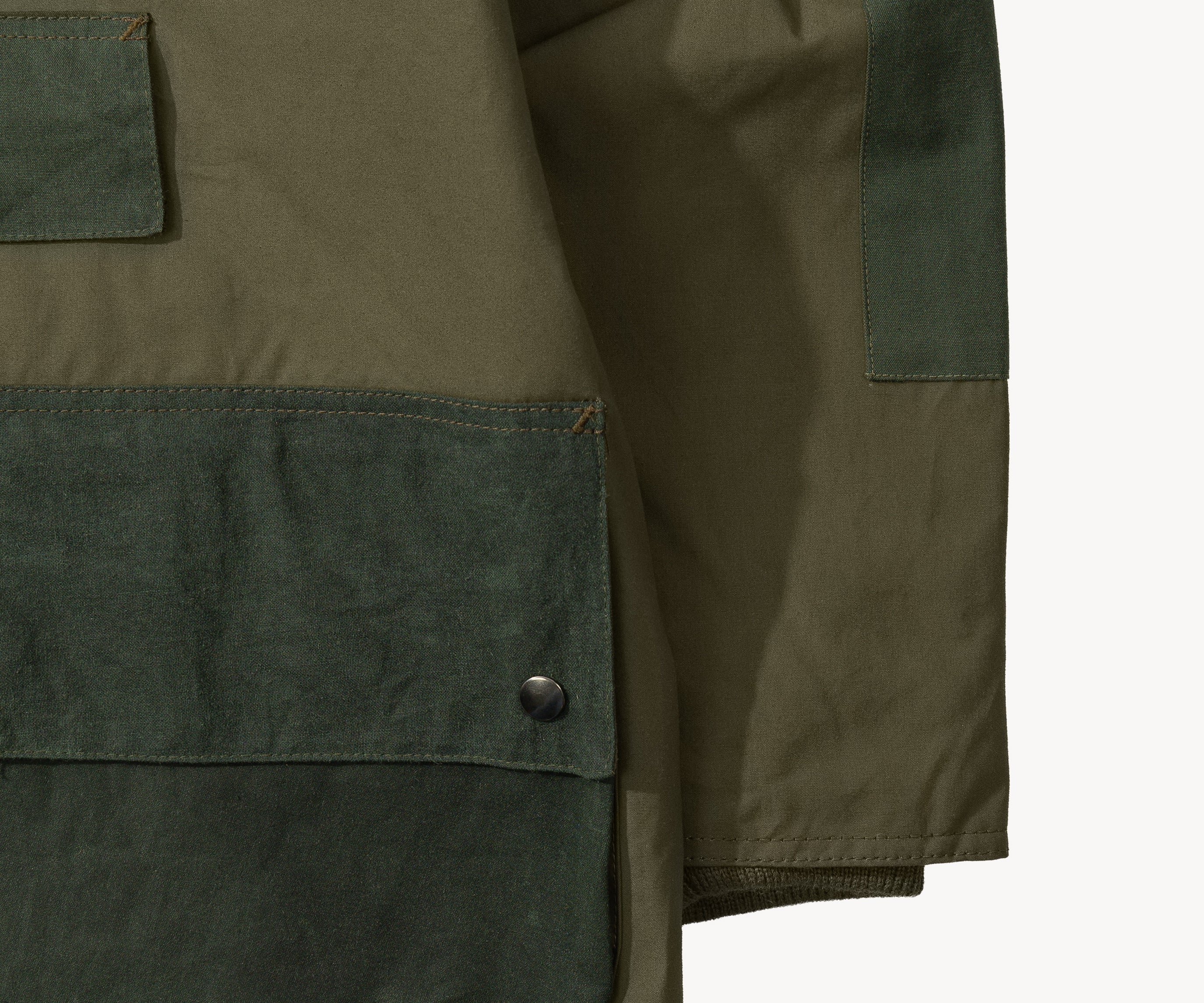 REWORK® POP-OVER WAX JACKET - N° 007 Accessories GREEN / MEDIUM - BRUT Clothing US