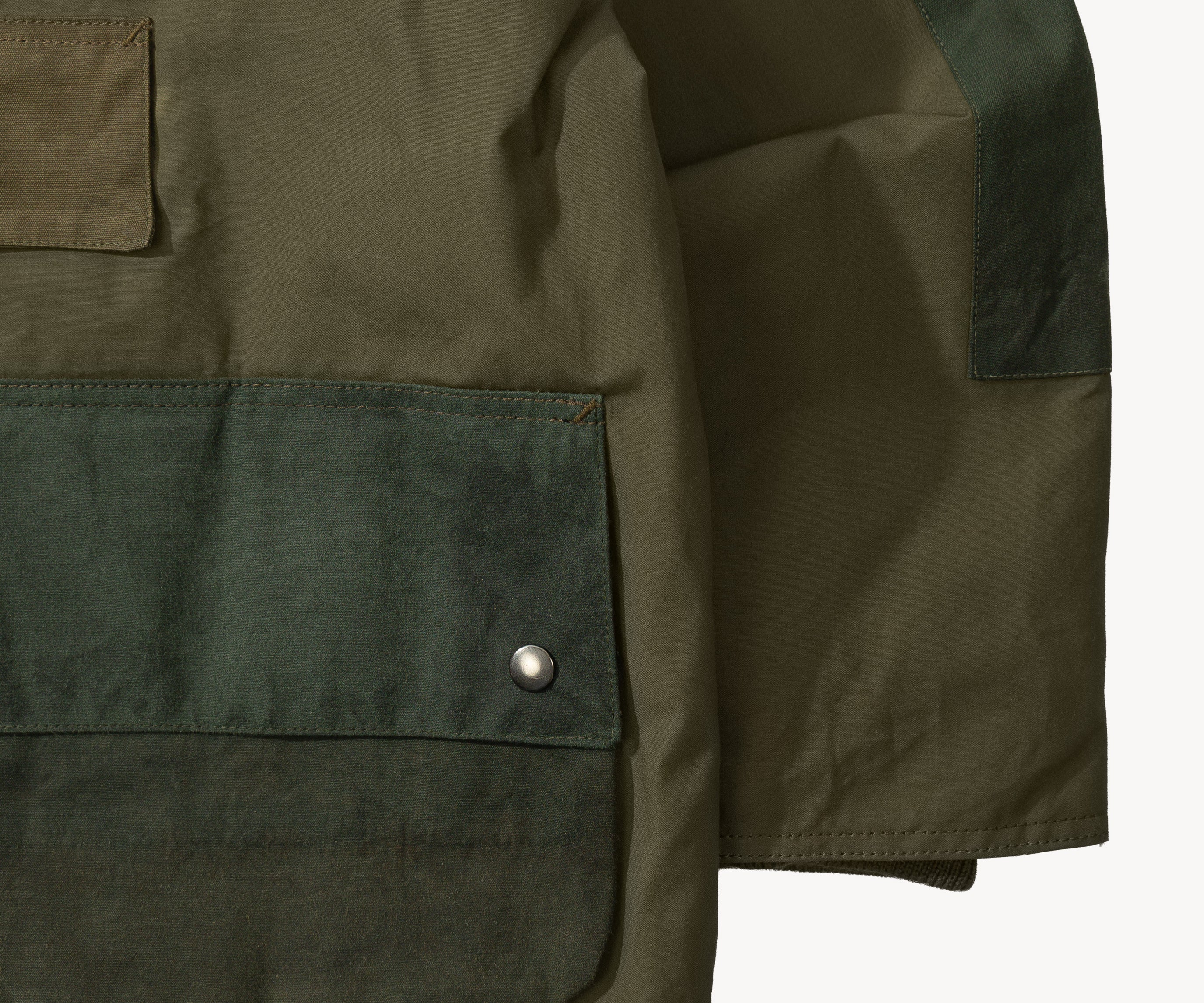 REWORK® POP-OVER WAX JACKET - N° 008 Accessories GREEN / MEDIUM - BRUT Clothing US