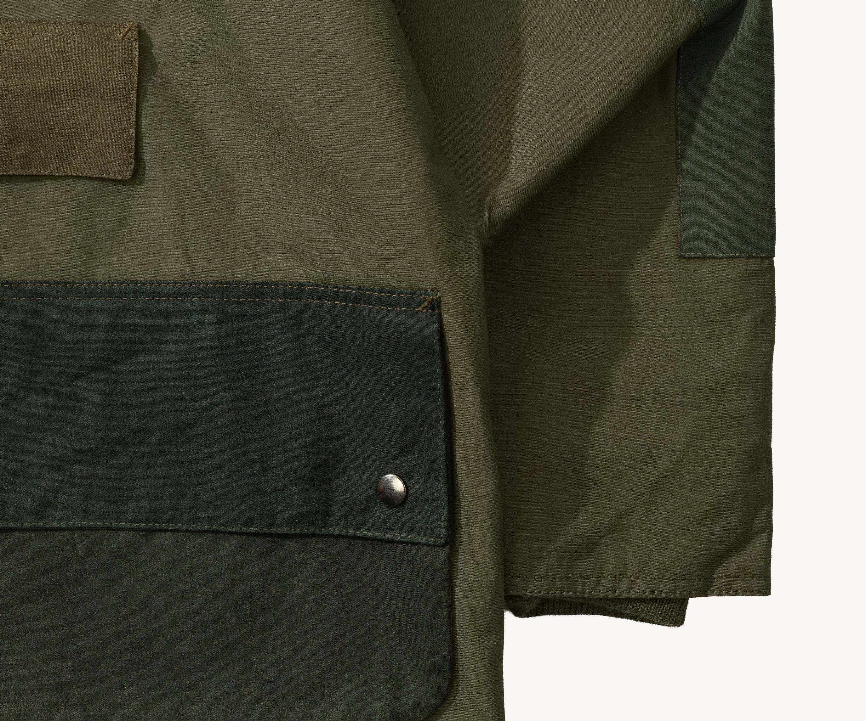 REWORK® POP-OVER WAX JACKET - N° 006 Accessories GREEN / MEDIUM - BRUT Clothing US