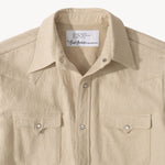 THE WESTERN DENIM SHIRT Shirts X-SMALL / ECRU - BRUT Clothing US