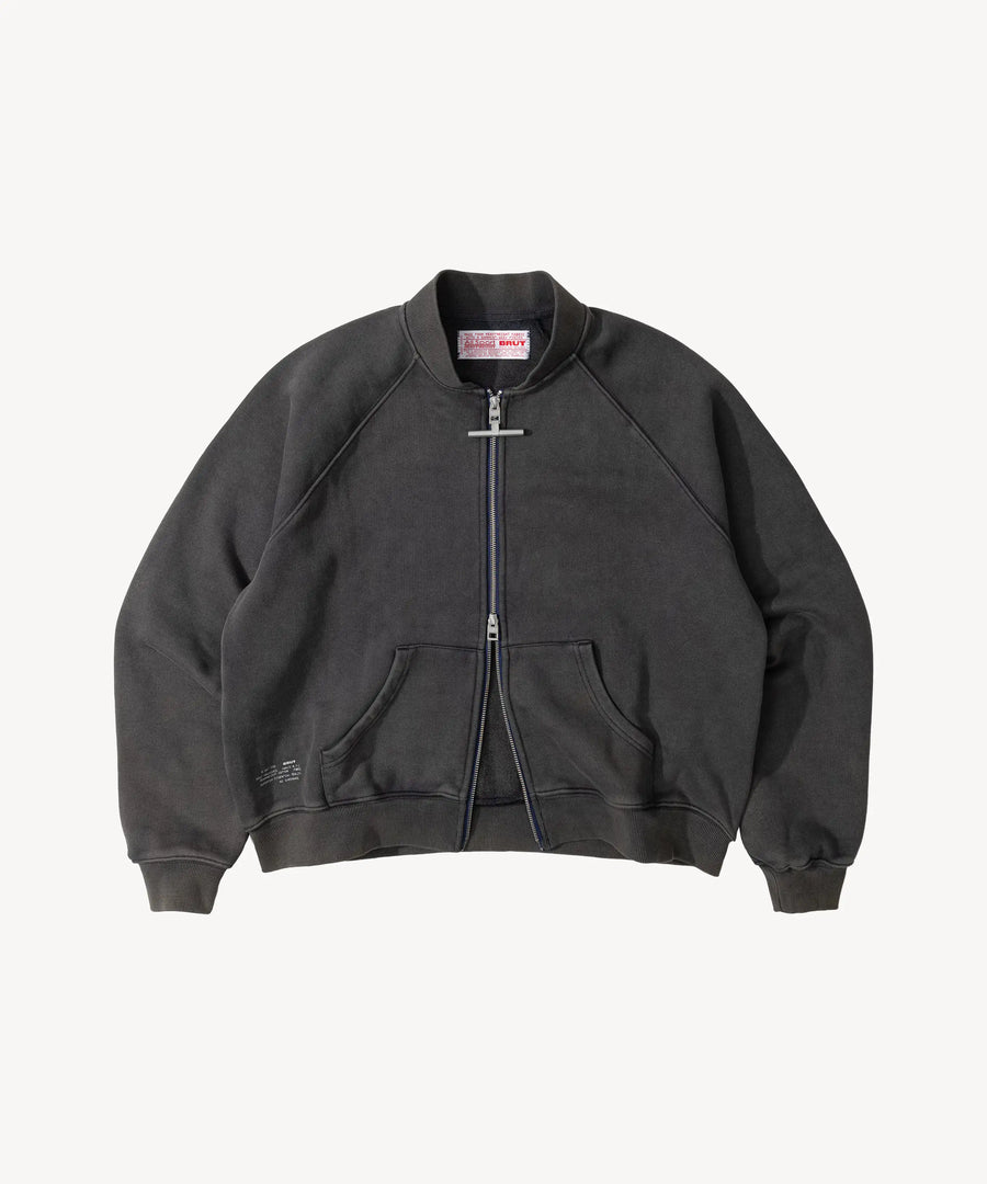 THE ZIPPED CREWNECK