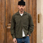 THE RETIREE POPLIN SHIRT Shirts X-SMALL / DARK OLIVE - BRUT Clothing US