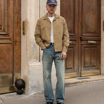 THE RETIREE POPLIN SHIRT Shirts X-SMALL / KHAKI - BRUT Clothing US
