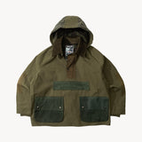 REWORK® POP-OVER WAX JACKET - N° 016 Accessories GREEN / LARGE - BRUT Clothing US