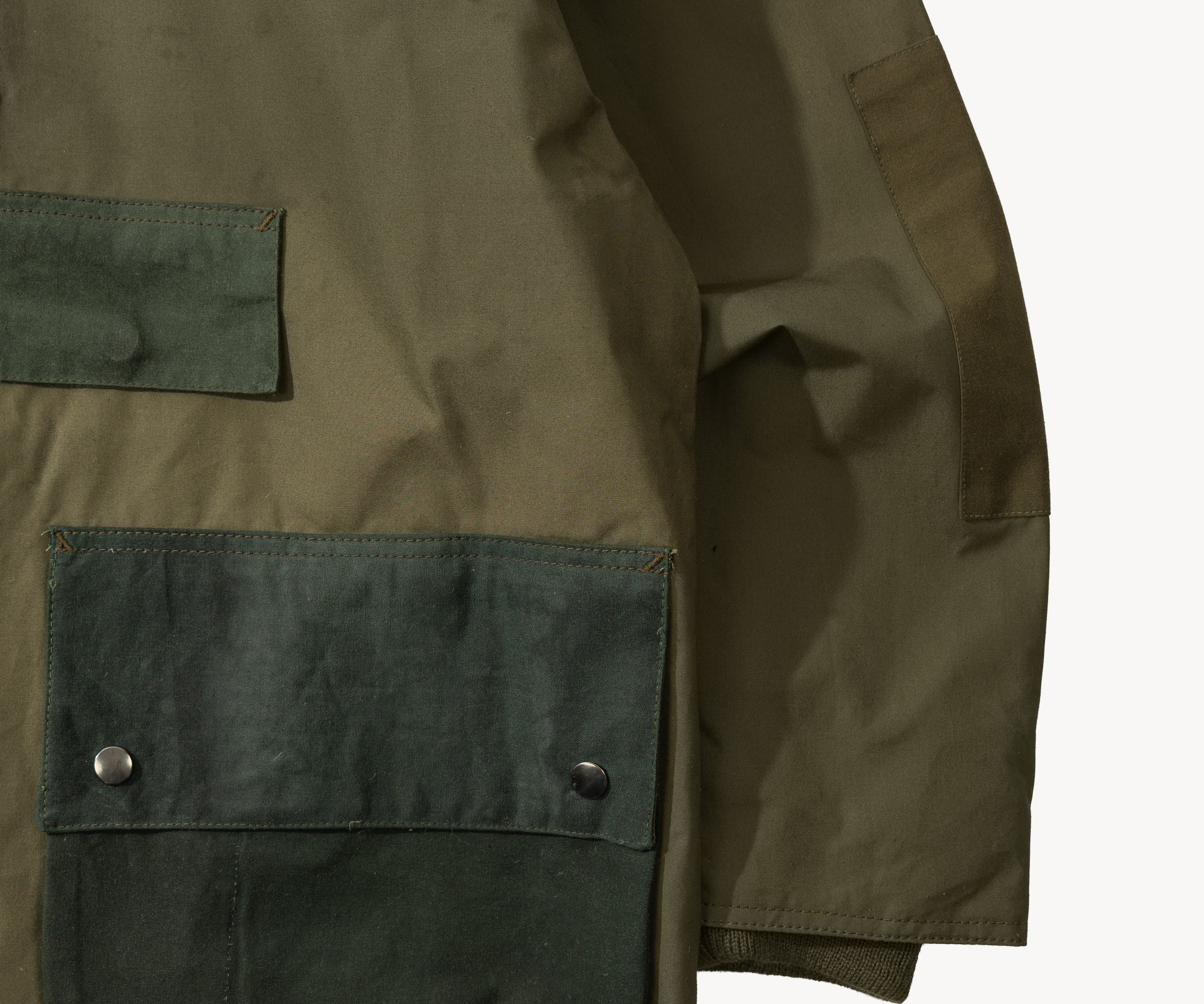 REWORK® POP-OVER WAX JACKET - N° 016 Accessories GREEN / LARGE - BRUT Clothing US