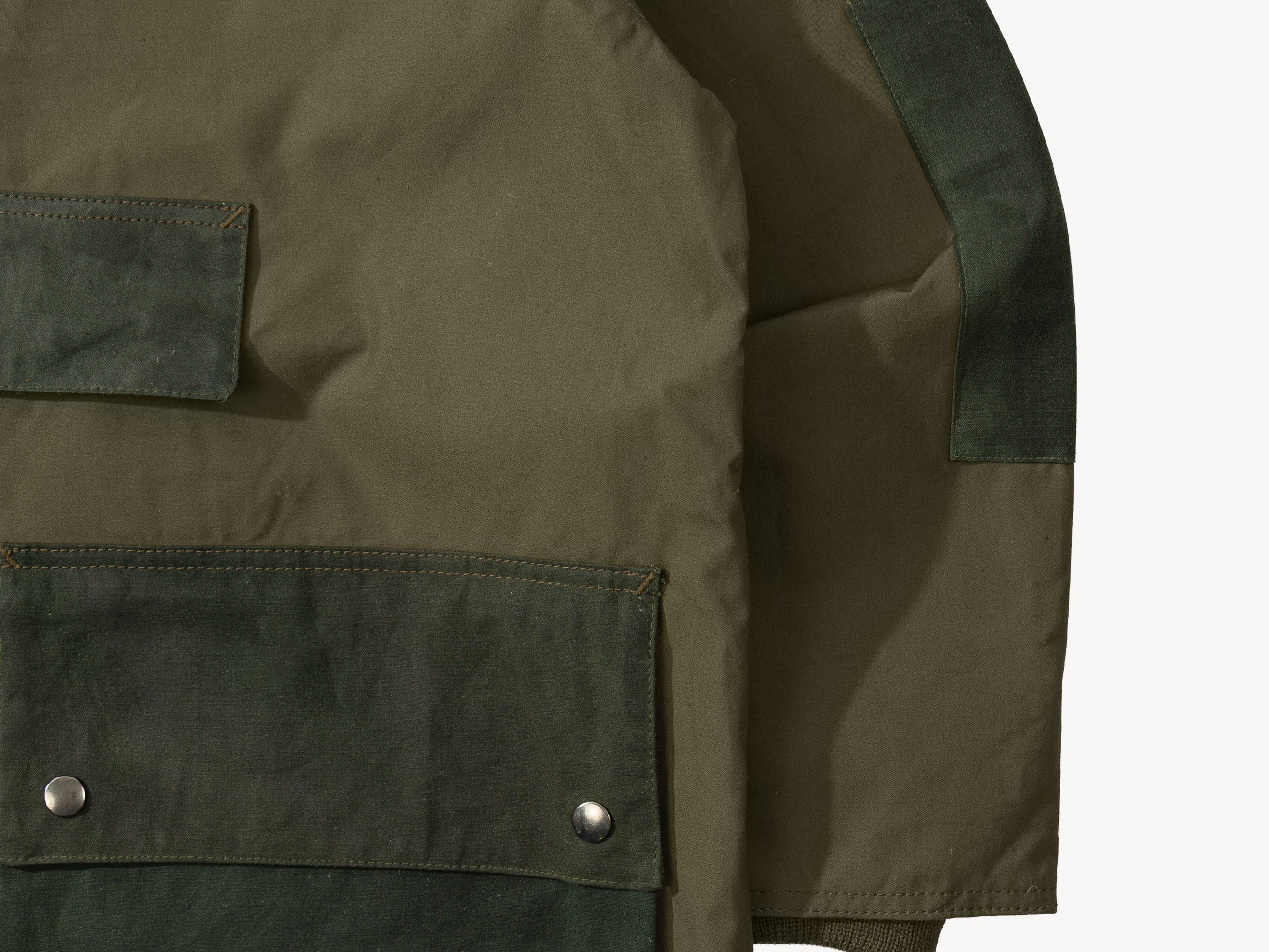 REWORK® POP-OVER WAX JACKET - N° 017 Accessories GREEN / LARGE - BRUT Clothing US