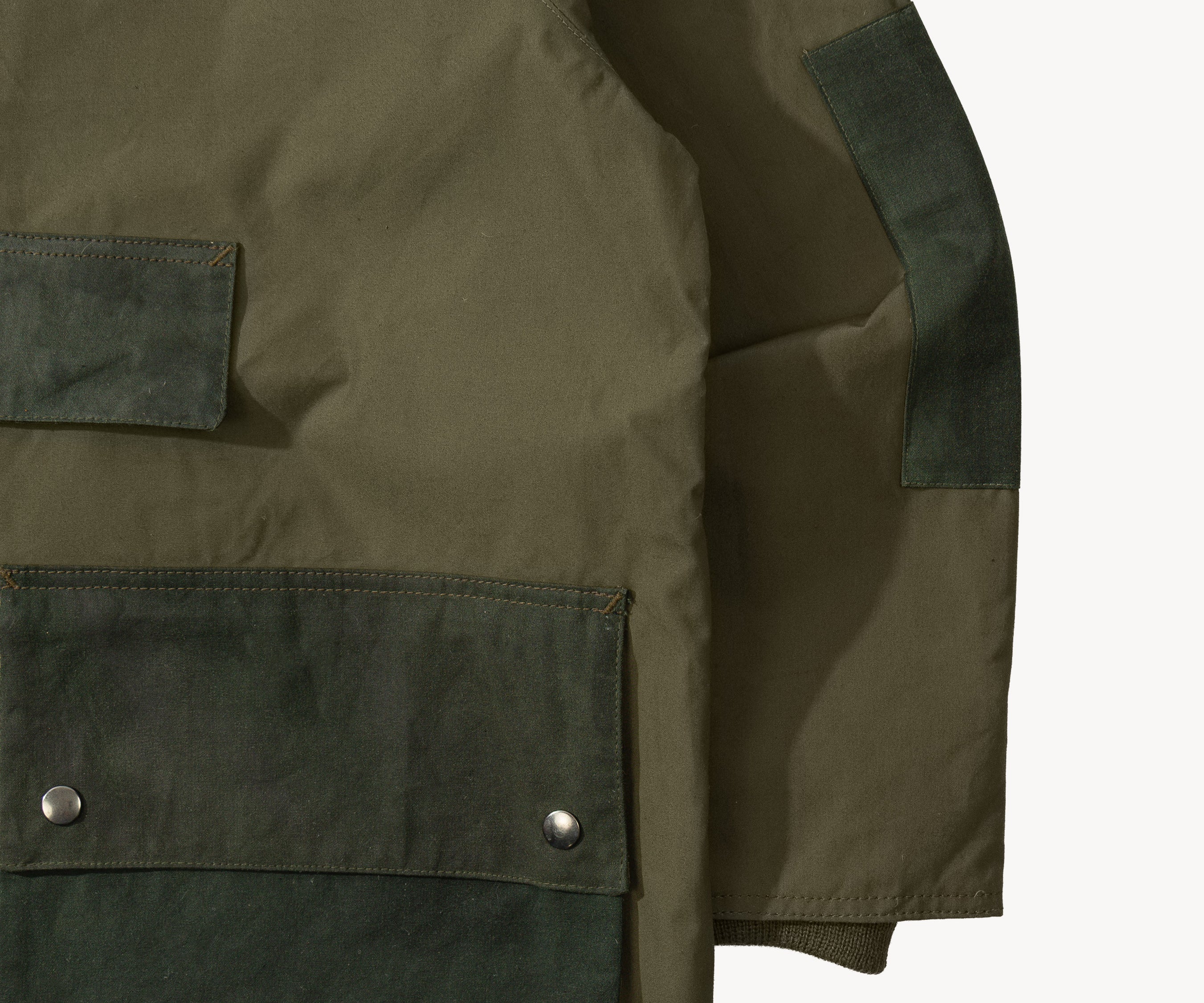 REWORK® POP-OVER WAX JACKET - N° 017 Accessories GREEN / LARGE - BRUT Clothing US