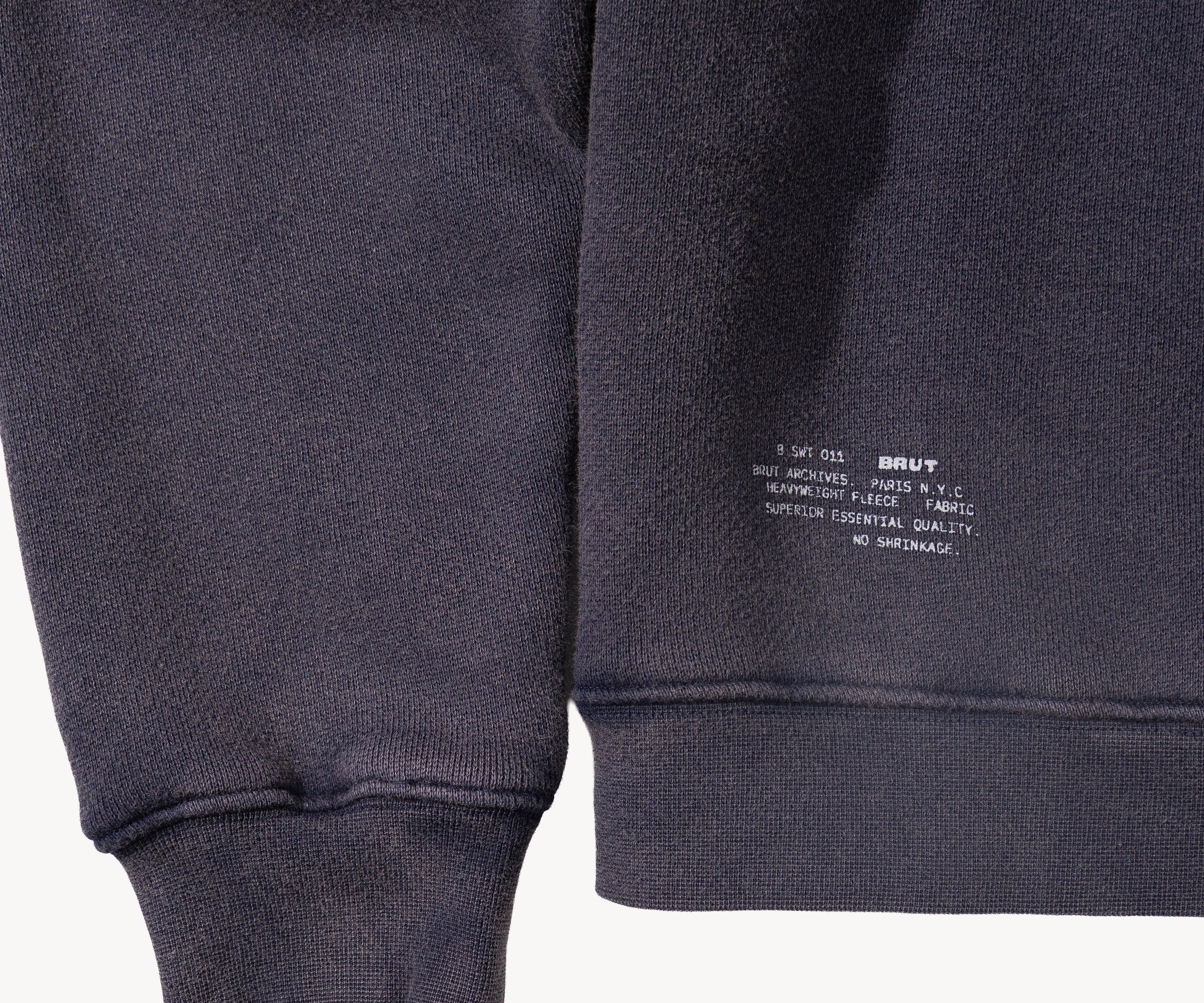 THE CROPPED CREWNECK Knitwear X-SMALL / NAVY - BRUT Clothing US