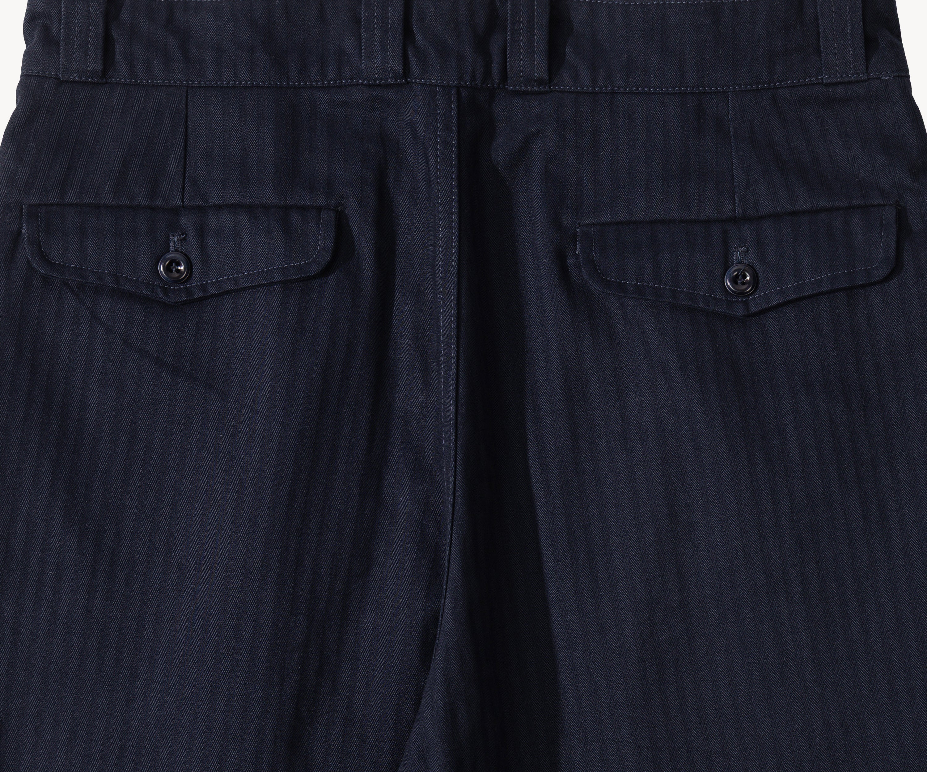 THE DOUBLE PLEAT PANTS Pants US26 / NAVY - BRUT Clothing US