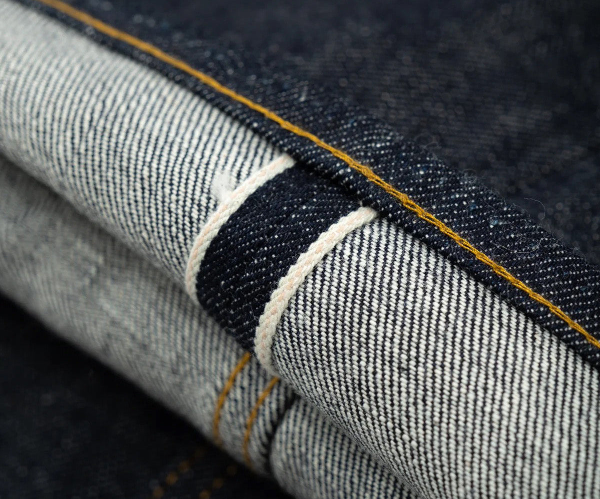 THE DOUBLE PLEATED DENIM Pants US28 / RAW INDIGO - BRUT Clothing US
