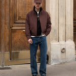 THE OLD SPORT JACKET Coats & Jackets X-SMALL / BURGUNDY - BRUT Clothing US