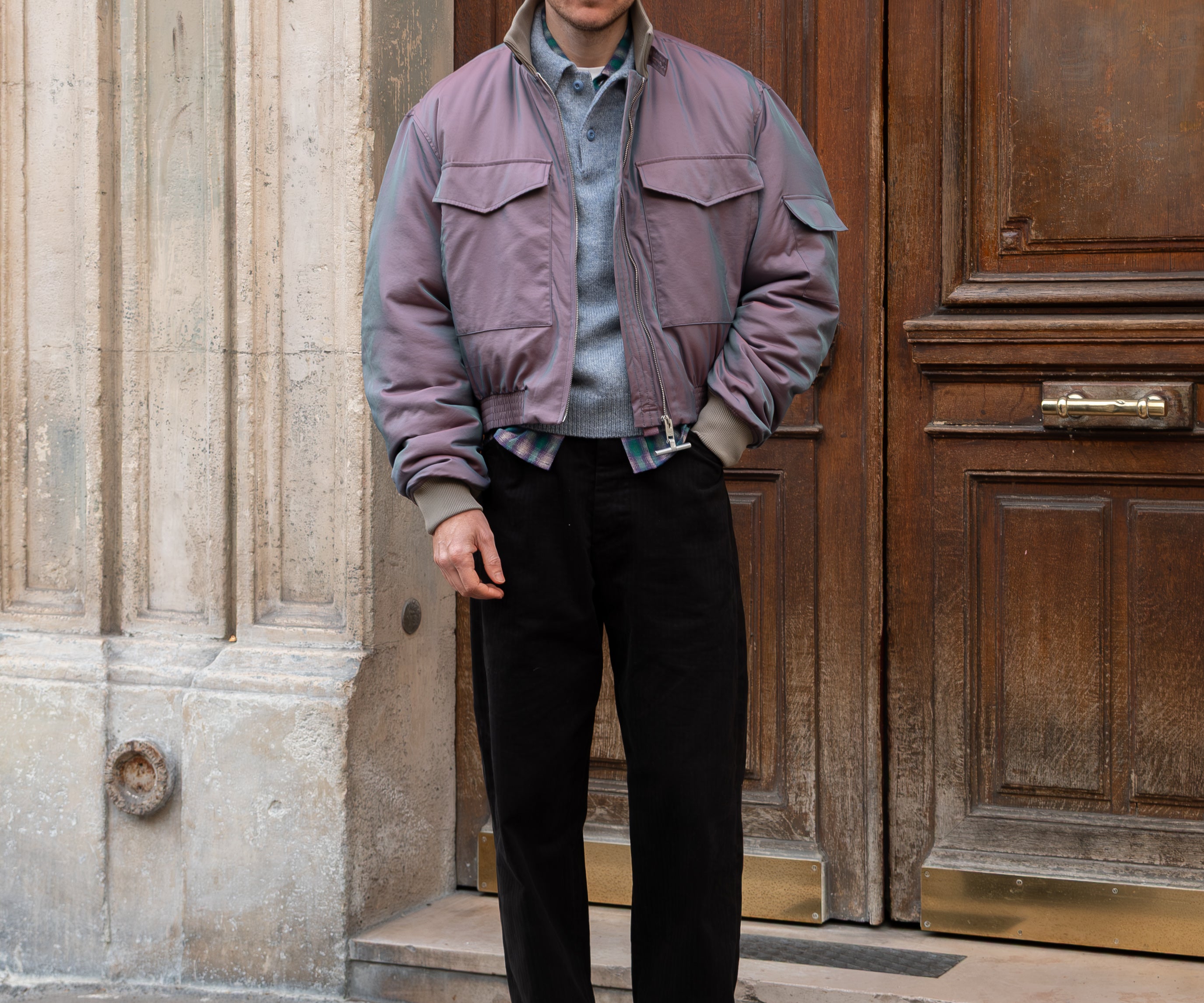 THE LUNAR JACKET Coats & Jackets X-SMALL / IRIDESCENT - BRUT Clothing US