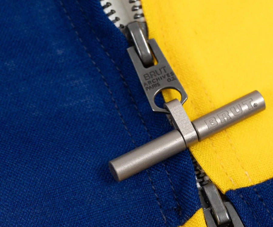 REWORK® FLAG JACKET Coats & Jackets X-SMALL / BLUE / YELLOW - BRUT Clothing US