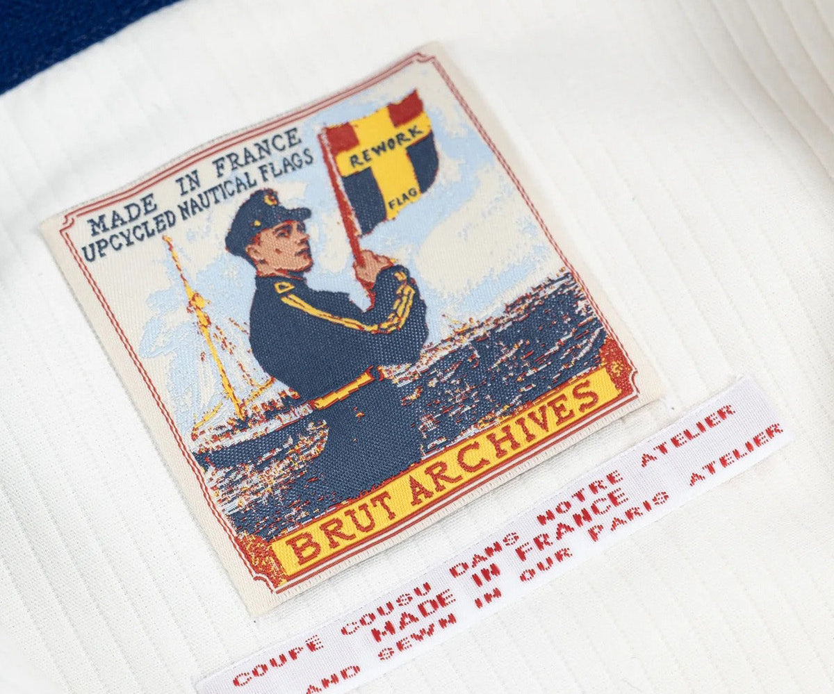 REWORK® FLAG JACKET Coats & Jackets X-SMALL / BLUE / YELLOW - BRUT Clothing US