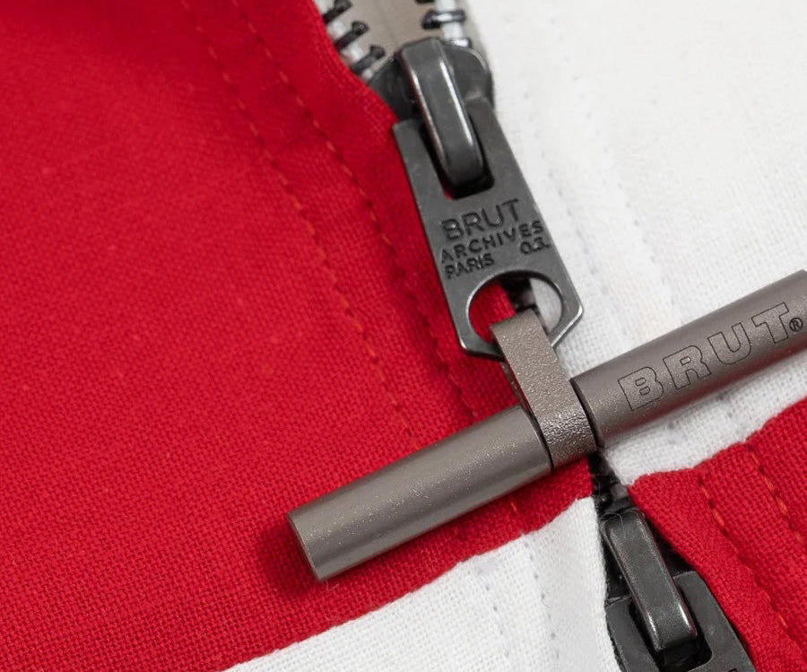REWORK® FLAG JACKET Coats & Jackets X-SMALL / RED / WHITE - BRUT Clothing US