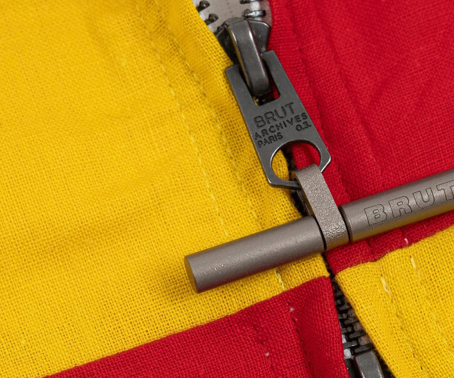 REWORK® FLAG JACKET Coats & Jackets X-SMALL / RED / YELLOW - BRUT Clothing US