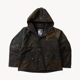 REWORK® FULLMOON WAX JACKET - N° 011 Coats & Jackets LARGE / GREEN - BRUT Clothing US