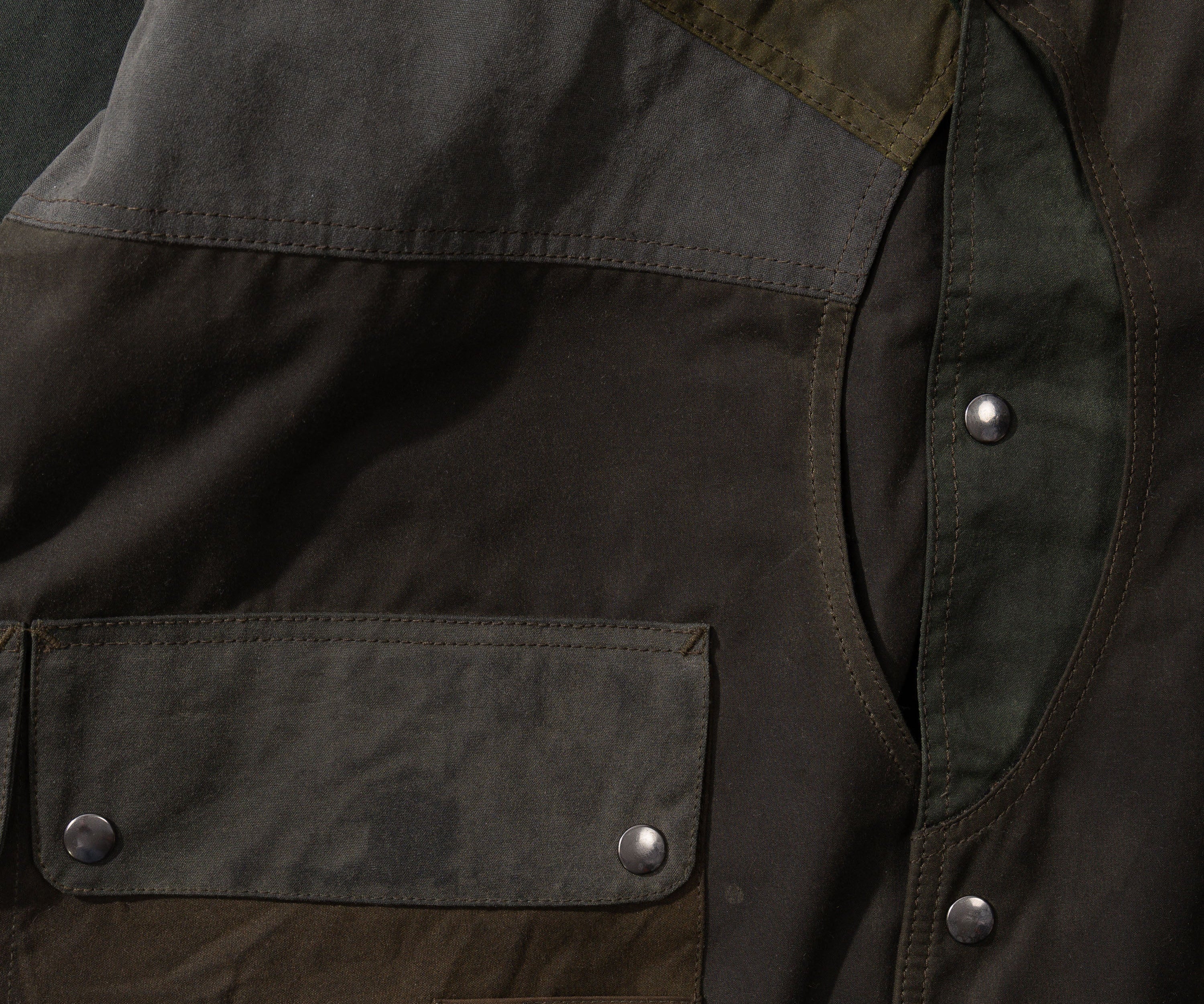 REWORK® FULLMOON WAX JACKET - N° 006 Coats & Jackets MEDIUM / GREEN - BRUT Clothing US