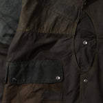 REWORK® FULLMOON WAX JACKET - N° 011 Coats & Jackets LARGE / GREEN - BRUT Clothing US